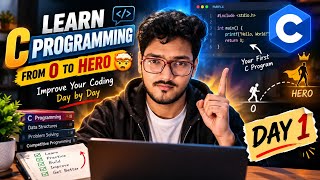 Learn C Programming from 0 to Hero 🤯 | Improve Your Coding Day by Day | Day 1