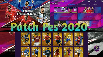 Pes 2020 4.1.1 | Patch pes 2020 mobile  No root obb