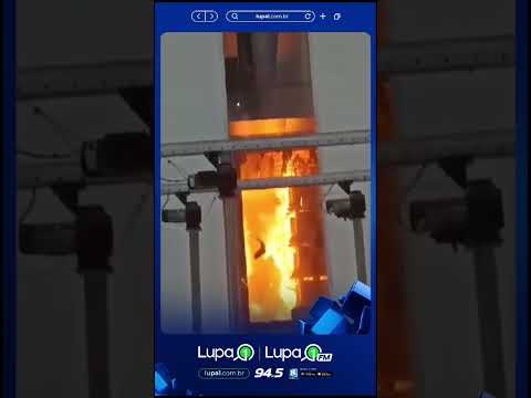 Uma fábrica de chocolate na Cacau Show pegou fogo, sem vítimas.