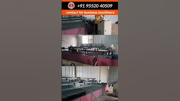 BUSINESS MACHINES whatsapp Status 💪 | Best fully automatic chain link fence business machines