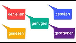 Lektion 404-D (genießen, gesellen, genügen, ...)
