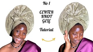 HOW TO TIE CENTER KNOT GELE ( DETAILED TUTORIAL ) #ennygelecraft #howtotiegele #howto #geletutorial