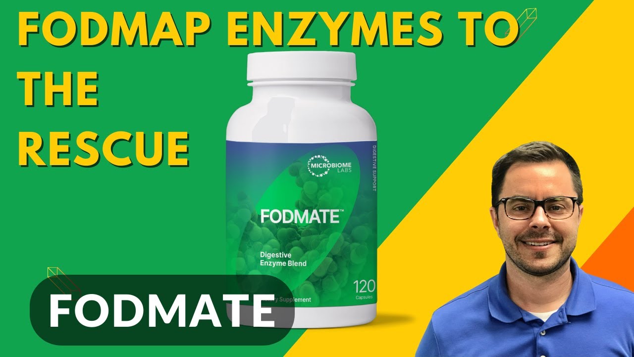 FODMate Enzyme Review by Microbiome Labs Digestive Enzymes to help