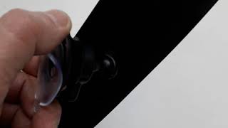 Sıkıştırma Vantuzlu Araç İçi İlave Oto Dikiz Ayna Düz Cam 20 Cm