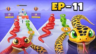 Snake Run Race 3D | Эпический змеиный паркур и полоса препятствий (Эпизод 11) screenshot 5