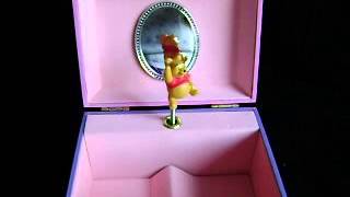 WINNIE THE POOH MUSICAL JEWELRY BOX~KREISLER~YOU ARE MY SUNSHINE~MIB~MINT IN BOX