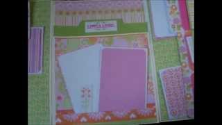DCWV Baby Girl Stack Lapbook