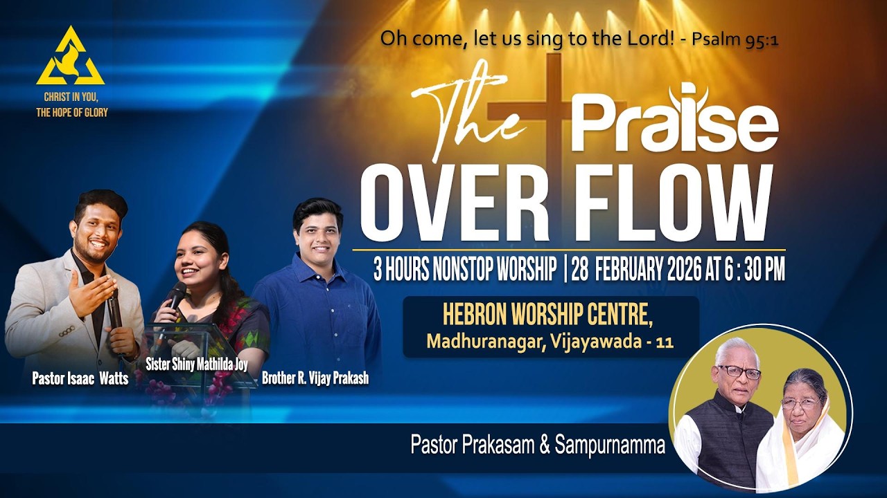 LIVE | THE PRAISE OVER FLOW | 28 FEBRUARY 2025 | 6 : 30 pm