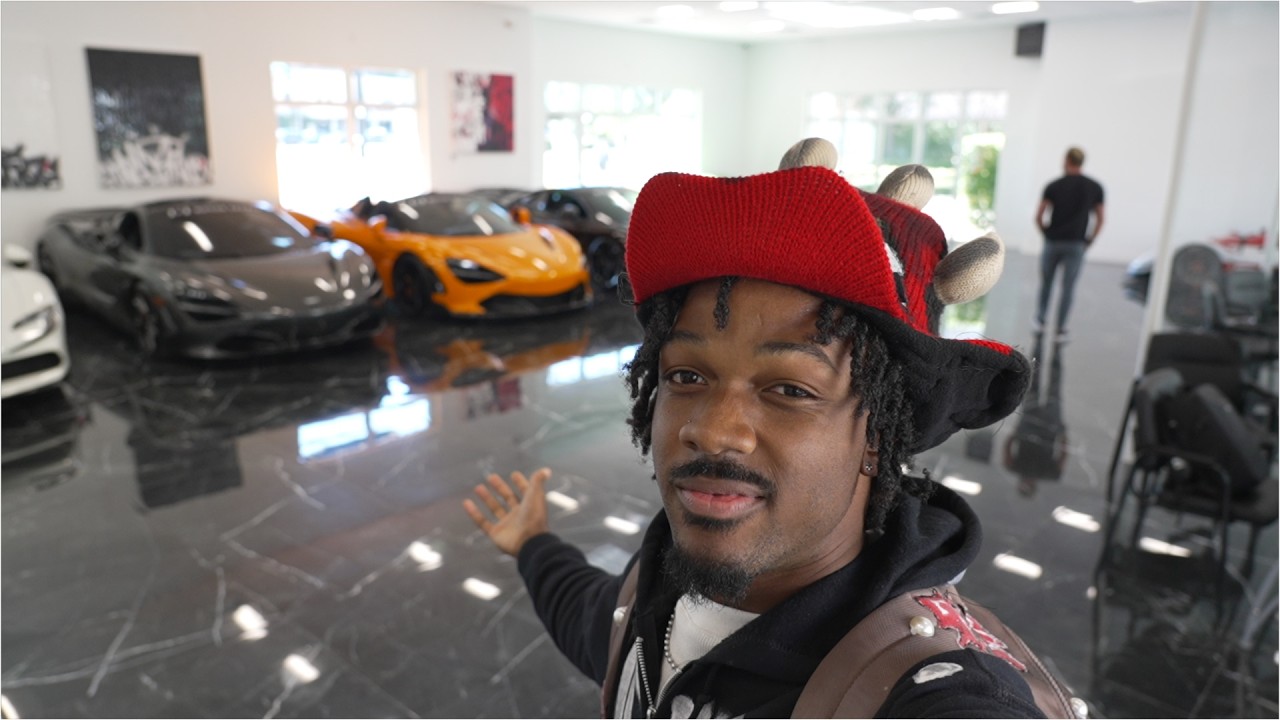My broke ahh went super car shopping in miami