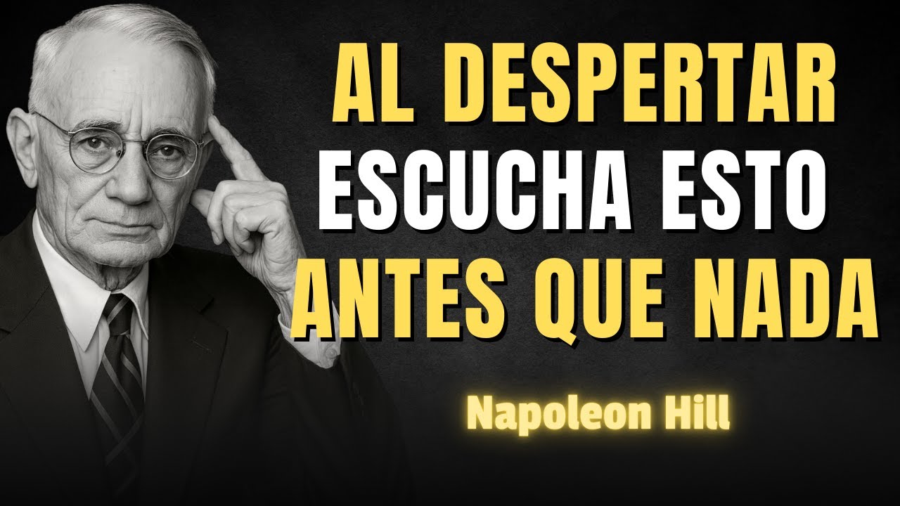 Haz Esto Al Despertar y Cambia Tu Vida en 5 Minutos | Napoleon Hill