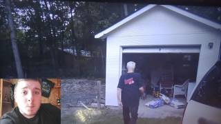 Angry Grandpa Drives Into Swimming Pool Reaction