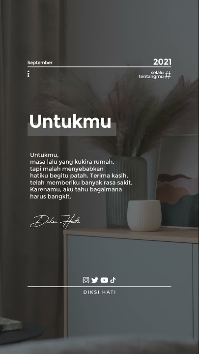 Puisi untuk Mantan | Story WA Instagram Tiktok Reels #Shorts