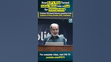 How BJP’s Rise Turned Indian Media into a Tool for Islamophobia? | Chairman IPS Khalid Rahman