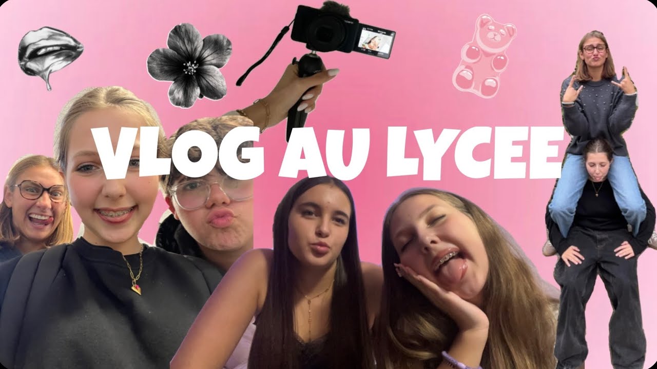 VLOG AU LYCÉE | une semaine au lycée | délires, cours, mode 