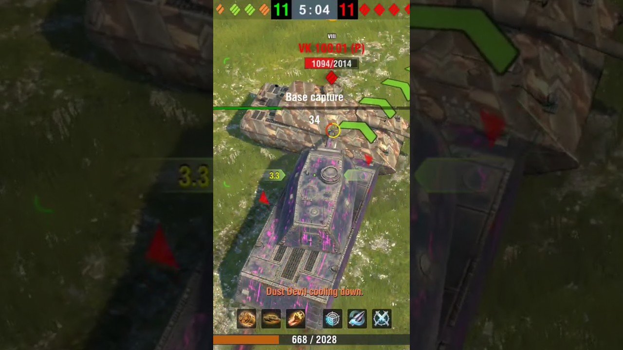 VK 168.01 P Rams Enemy MegaChonker VK 100.01 P - Deal 1094 Damage, Take Only 114 - WoT Blitz