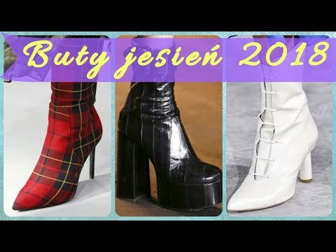 Wideo: Modne buty na jesień 2018