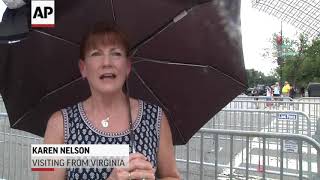 Across party lines, people wait to honor McCain
