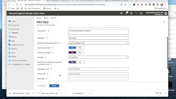 Deploying MacOS Apps in Intune