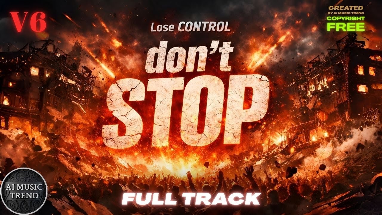🔴Full Track - Lose Control, Don’t Stop 6 - By AI Music Trend - Free Copyright - Acid Techno