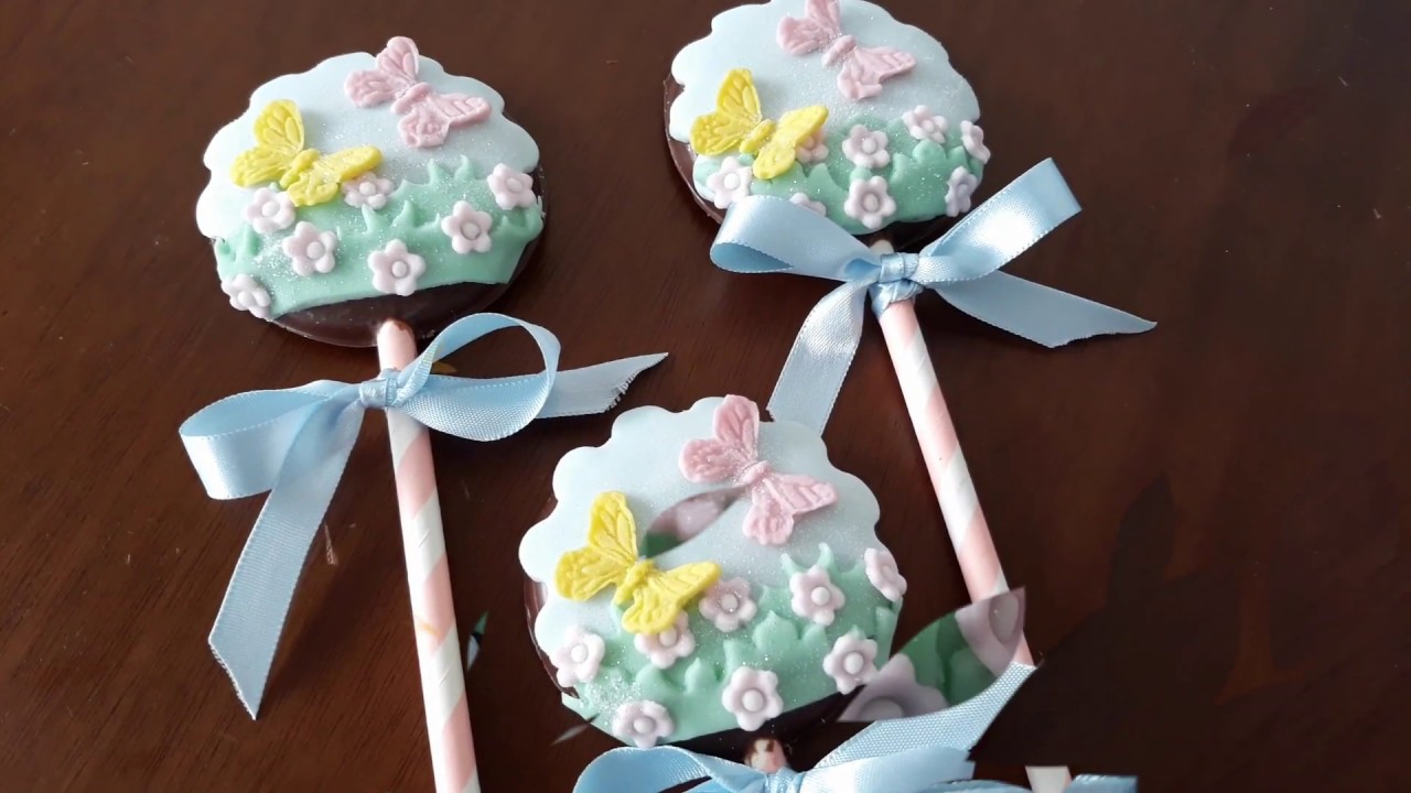 Pirulito borboleta no jardim