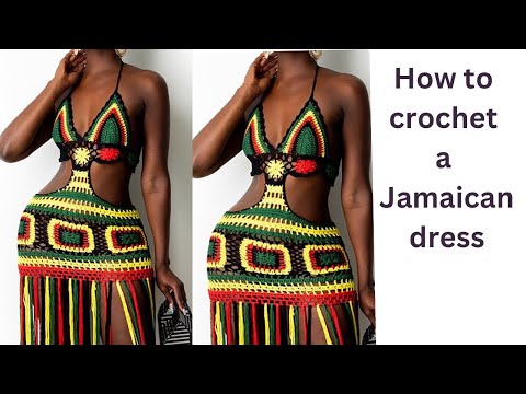 jamaican crochet dress Remember the dress that got 18 million views?! Well, I thought she deserved a moment in Jamaica, so I wore her on our half-day excursion with @islandroutes for some sight seeing driving