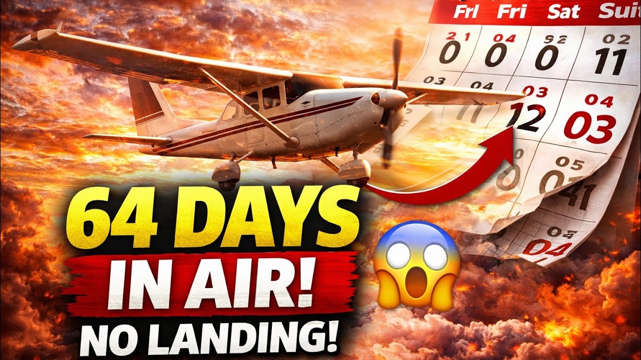 64 Days Without Landing! The Most Incredible Flight Ever ✈️🌍