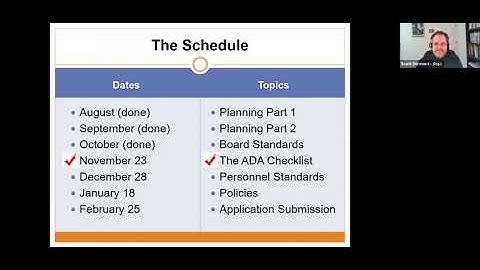 Prepping for Accreditation ADA Checklist Nov 2021