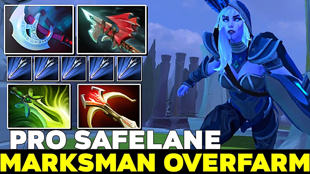Drow Ranger Safe Lane Marksman Overfarm Dominate Every Matchup with ...