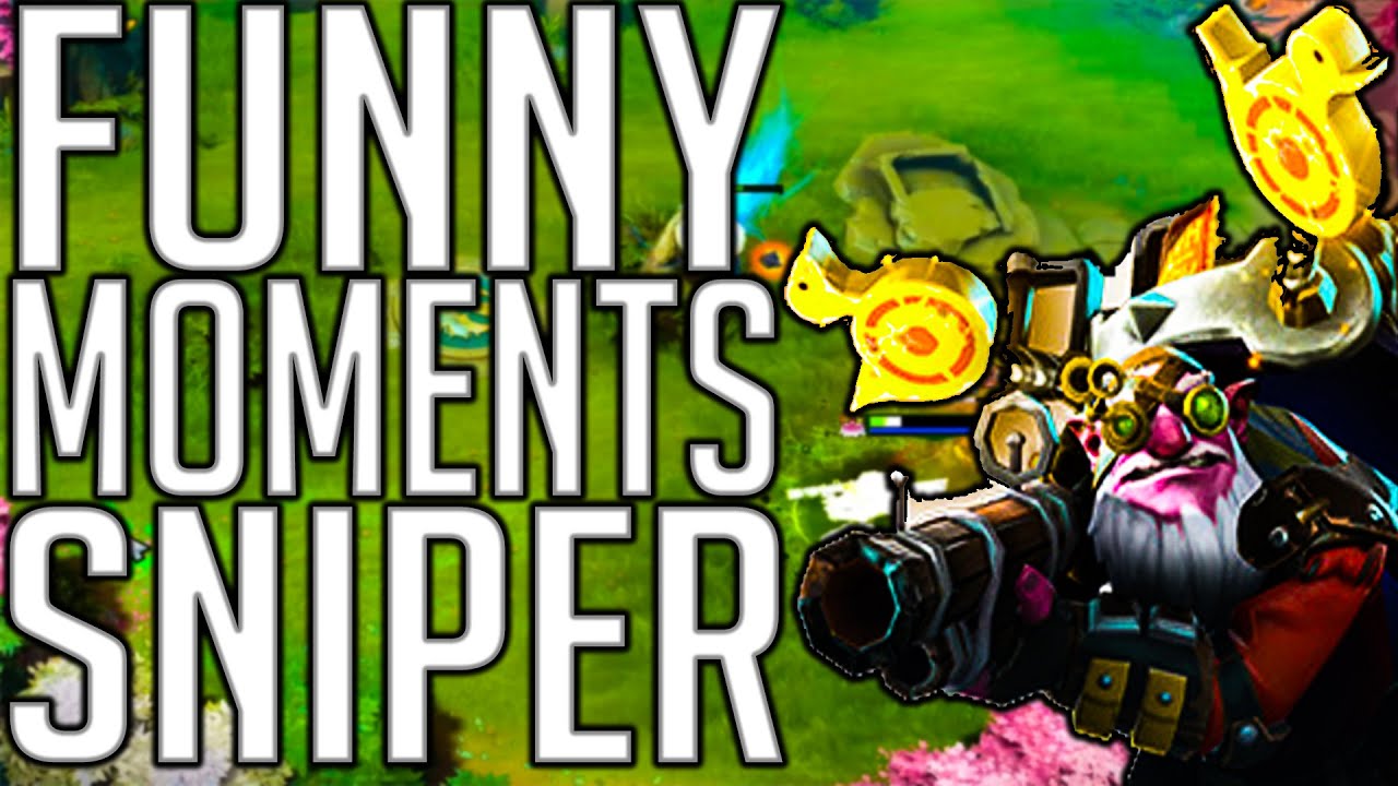 СМЕШНАЯ КАТКА СНАЙПЕР ДОТА 2 | FUNNY MOMENTS SNIPER DOTA 2