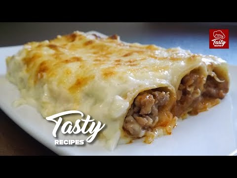 Video: Hoe Gebakken Vlees Cannelloni Koken