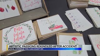 Artistic passions rekindled after accident Information