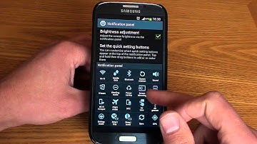 Samsung Galaxy S4 : Notification Panel Customisation (Galaxy S4 Notification Bar)