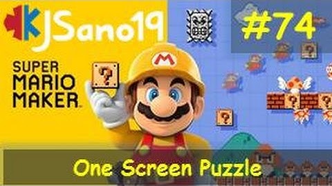 Super Mario Maker - One Screen Puzzle - 74 - SeanHip2