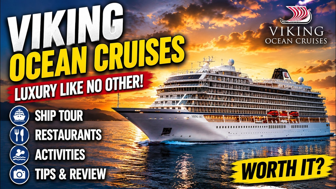 Viking Ocean Cruises 2026 Full Ship Tour | Luxury Cruise Experience at Sea 🚢✨