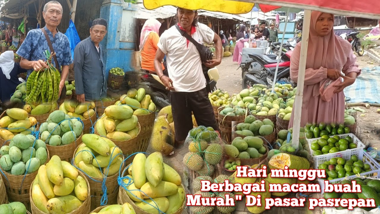 MINGGU BANYAK MANGGA LIHAT HARGA MANGGA MULAI DARI DEPAN SAMPAI DALAM PASAR MANA YANG PALING MURAH