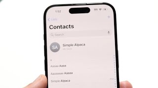 How To Change Font On iPhone Contact!