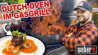 Dutch oven on a gas grill? We'll show you how! #weber #bbq Weber Genesis Lx Ii