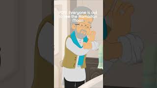 POV: Everyone is out to see the Ramadan moon