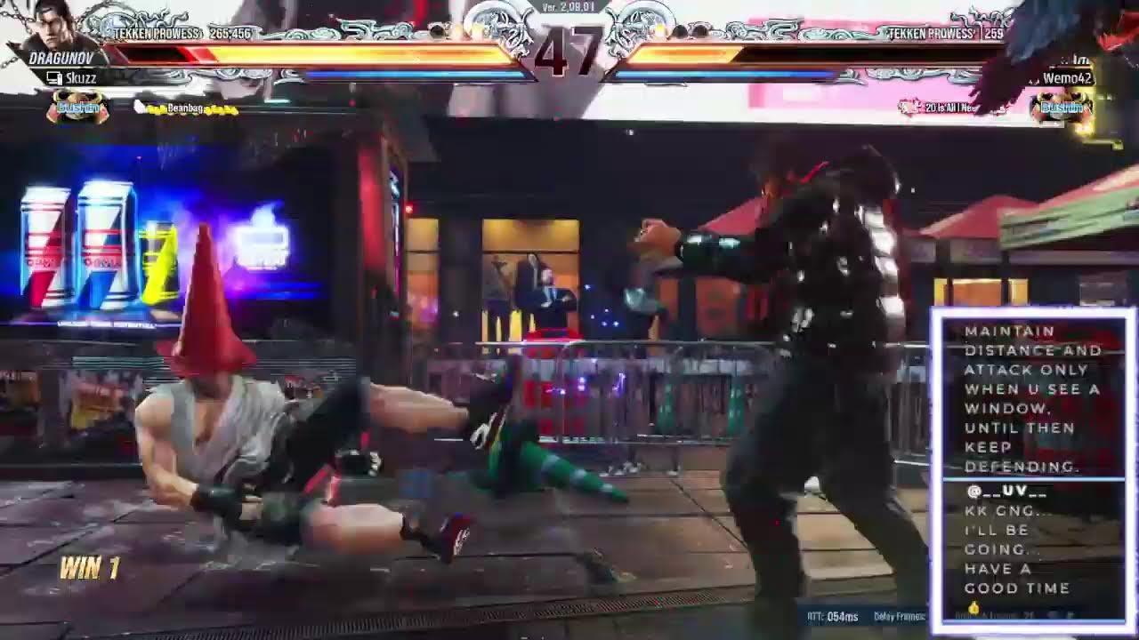 just chillin on some tekken, come hang:P