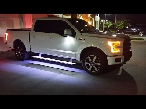 How to install 2015-20 Ford F150 LED Running Board Lighting