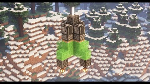 How to Build a Working Rocket Spaceship in Minecraft!