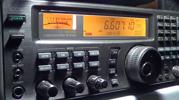 4XZ  Israel Navy CW station sending groups of coded letters