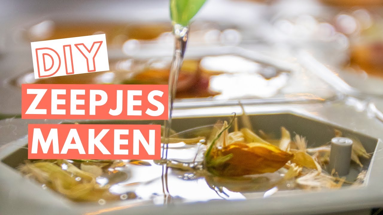 DIY ZEEP: Zelf zeepjes maken met droogbloemen