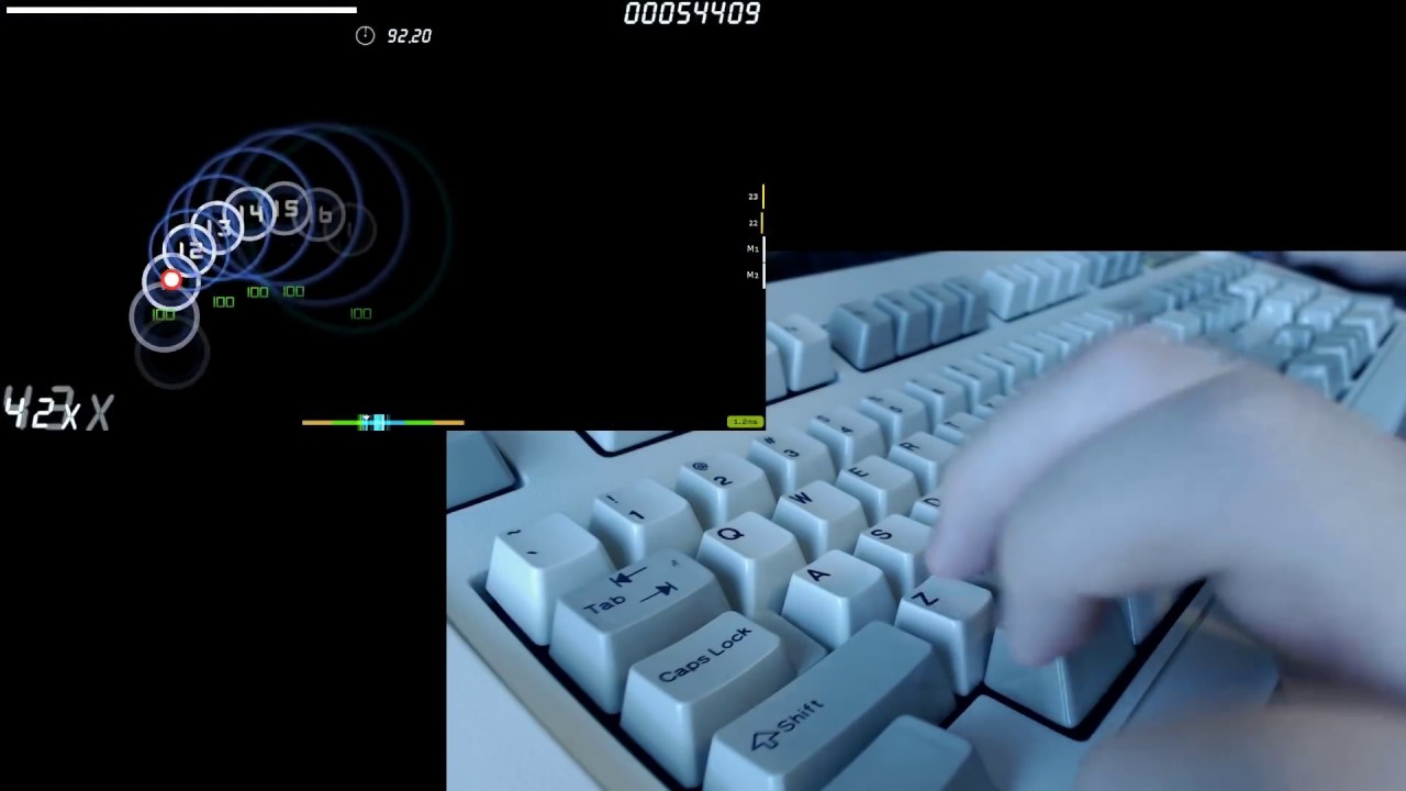 30 year old keyboard for osu test