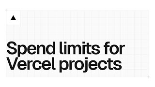 Soft and hard spend limits for Vercel projects screenshot 4