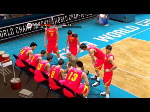 China vs USA NBA Live 09 FIBA World Champions Preliminary Round