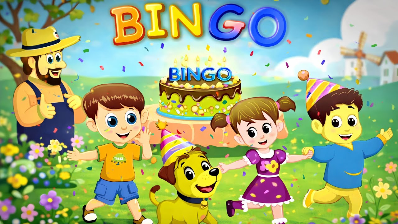 My Dog BINGO 🐕💖 | Kids Cartoon Song | ABC Name Learning