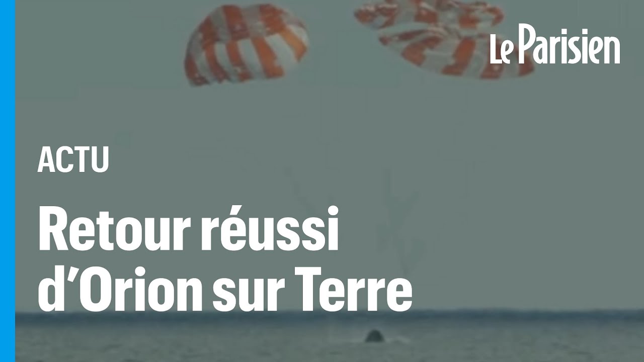 Programme lunaire artemis orion est bien de retour sur terre