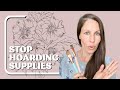 How to use the watercolor tools you’re afraid to waste + Watercolor bouquet