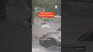 Waymo Self-Driving Car Gets Stuck in Atlanta Floodwaters